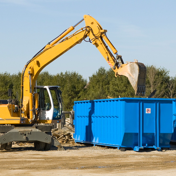 what are the rental fees for a residential dumpster in French Valley